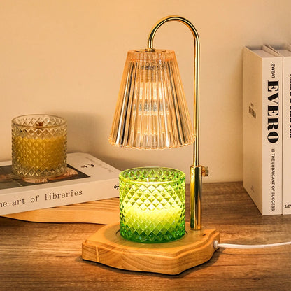 Luxury BAILI Wax Melt Warmer: Dial Switch & Timer Control